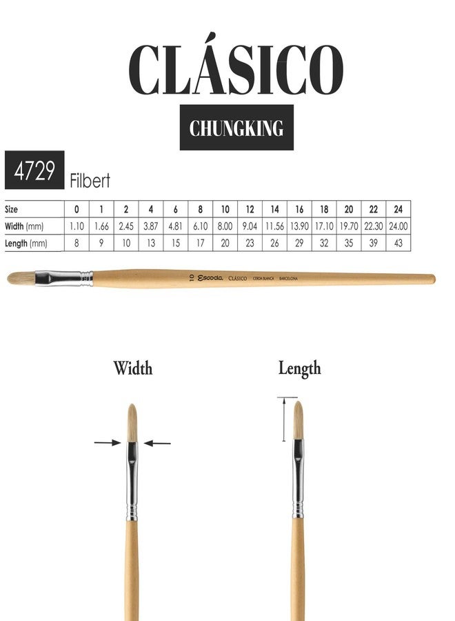 Escoda 447291400 Clasico Bristle Brush, 14 mm - Image 3